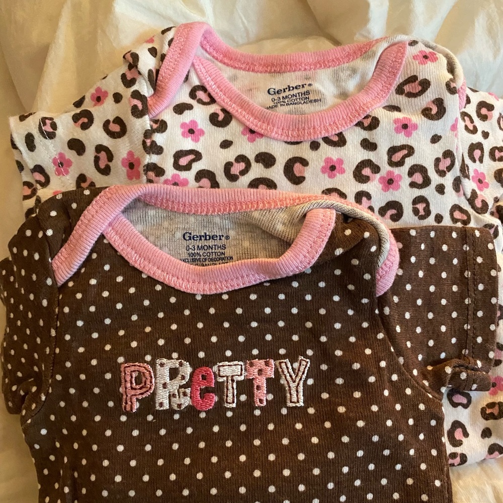Gerber Brand Baby Onesies